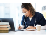 nurse studying